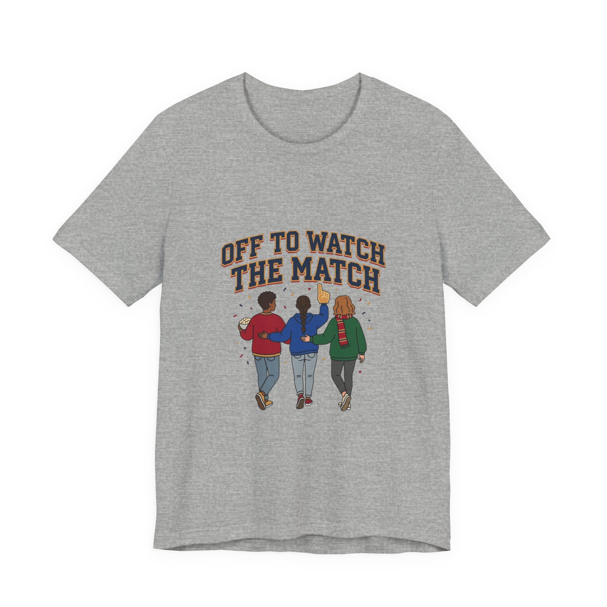 Off To Watch The Match Tee | soccer watch party, match-day outfit