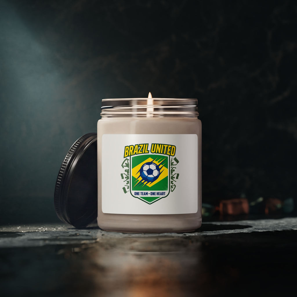 Brazil United Candle | Country Pride, Retro Soccer Supporters