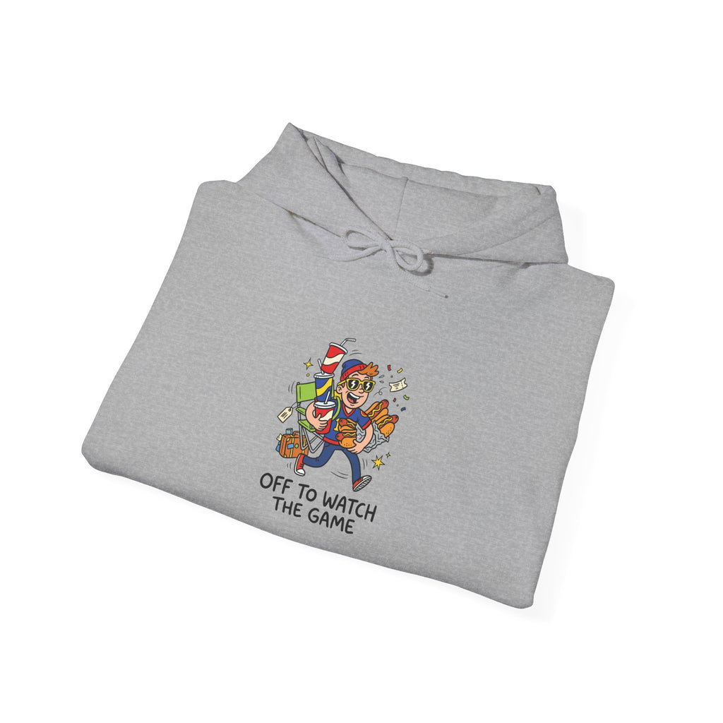 Off to Watch the Game Hoodie | soccer watch party, cozy hoodie