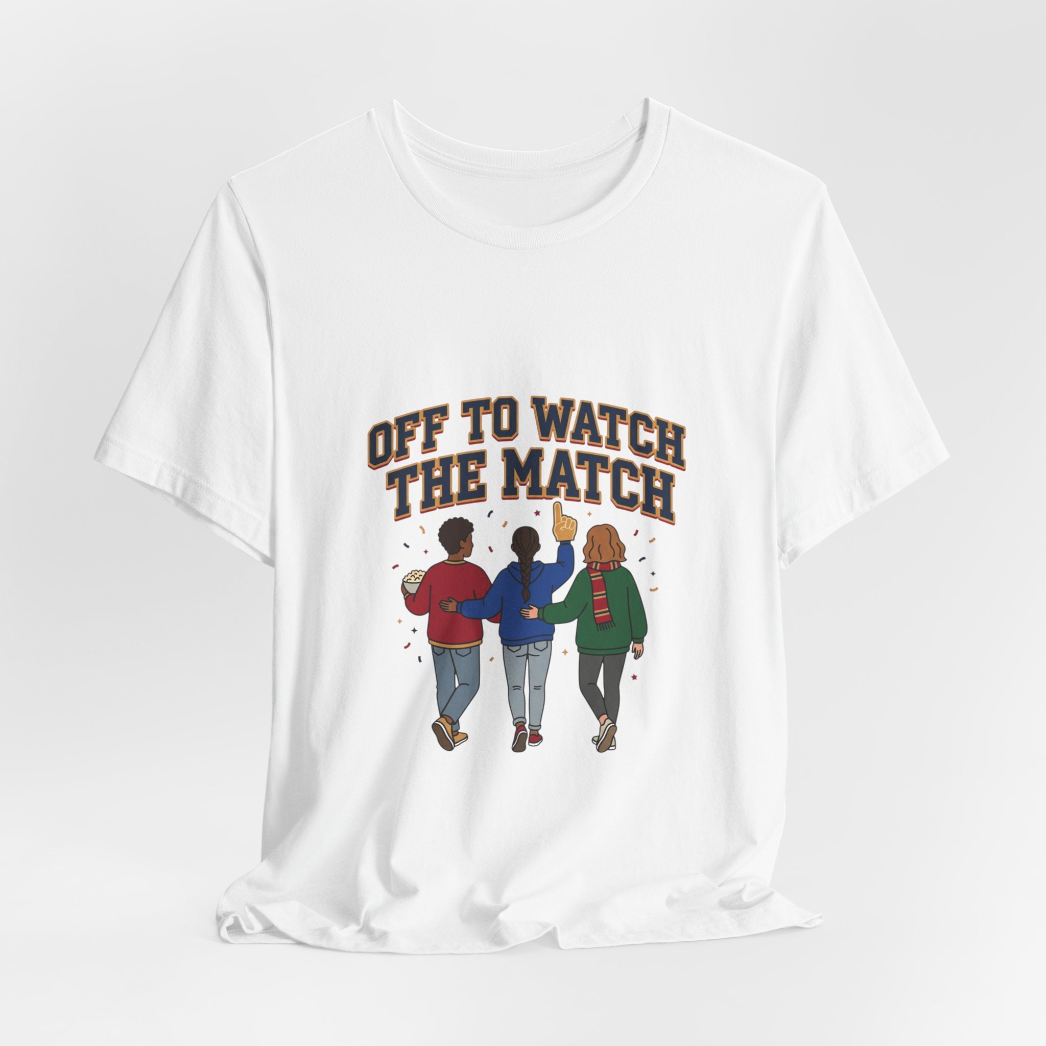 Off To Watch The Match Tee | soccer watch party, match-day outfit