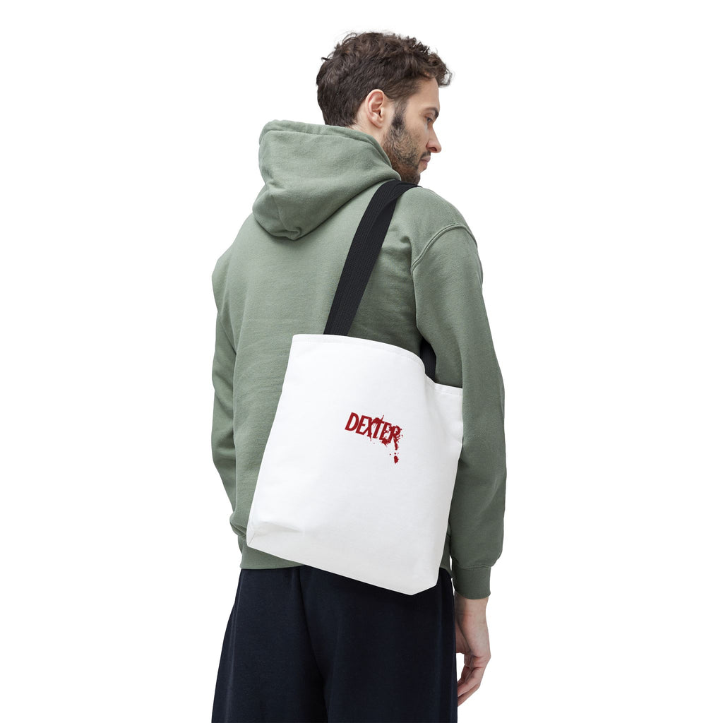 Dexter Tote Bag, Horror Tote, Crime Show Merch, Gift for Fans, Unique Tote, Dexter Fan Bag