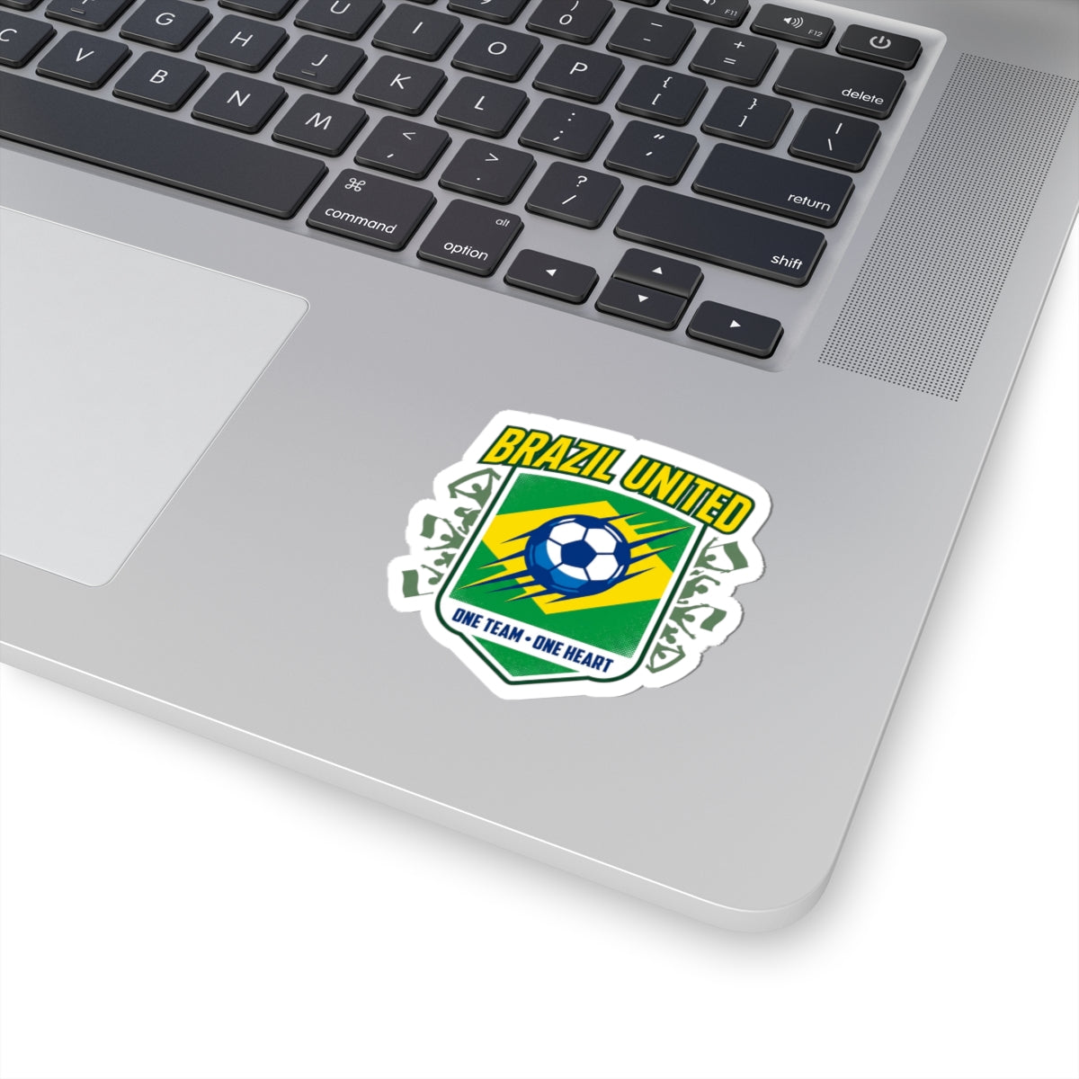 Brazil United Soccer Crest Kiss-Cut Stickers | Country Pride, Retro Soccer