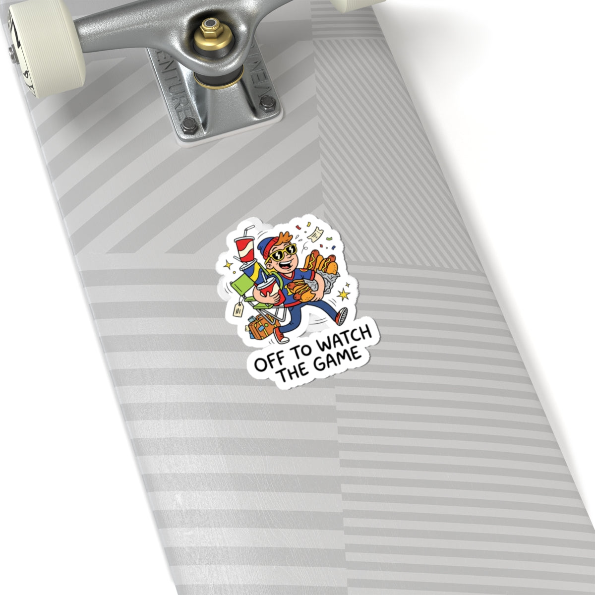 Off to Watch the Game Sticker | Soccer Watch Party, Country Colors