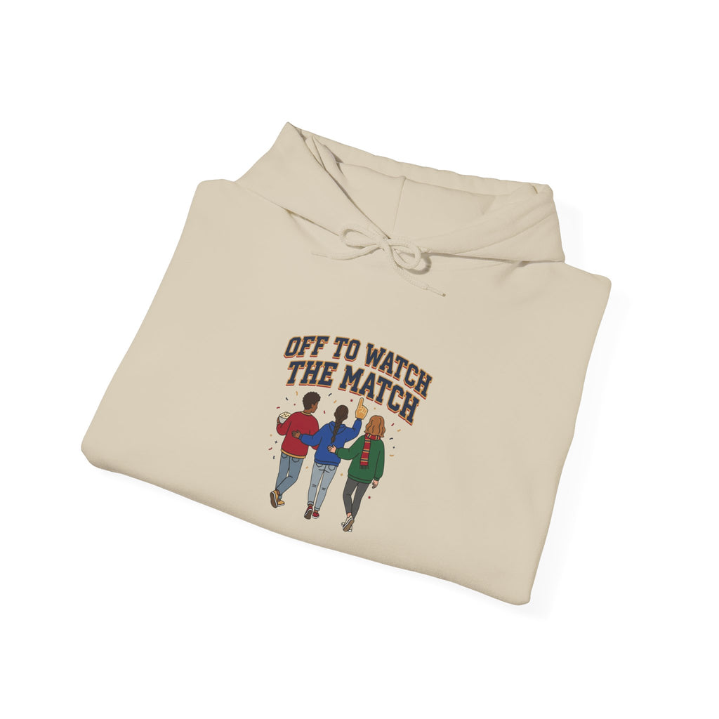 Off to Watch the Match Hoodie | soccer watch party, match-day outfit