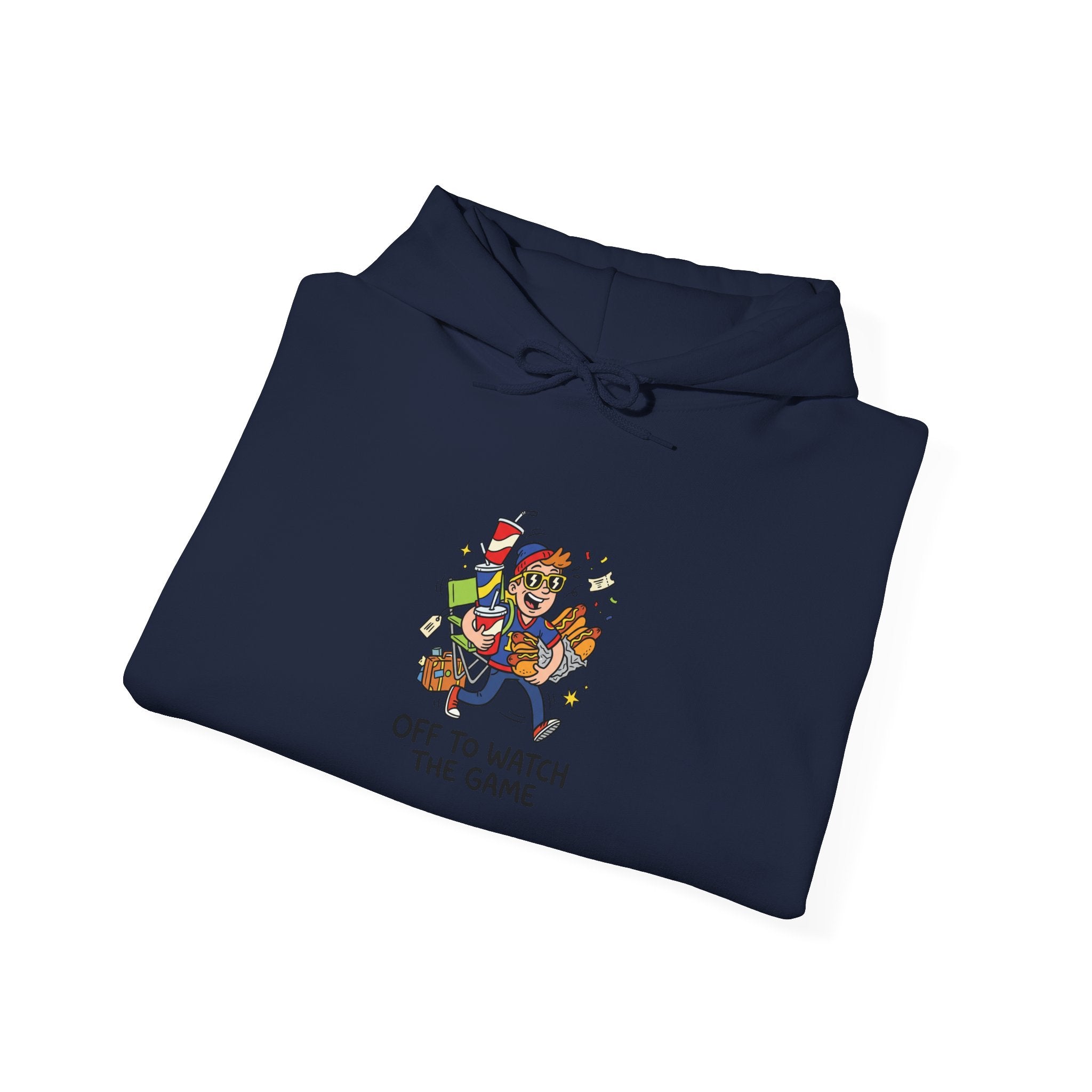Off to Watch the Game Hoodie | soccer watch party, cozy hoodie