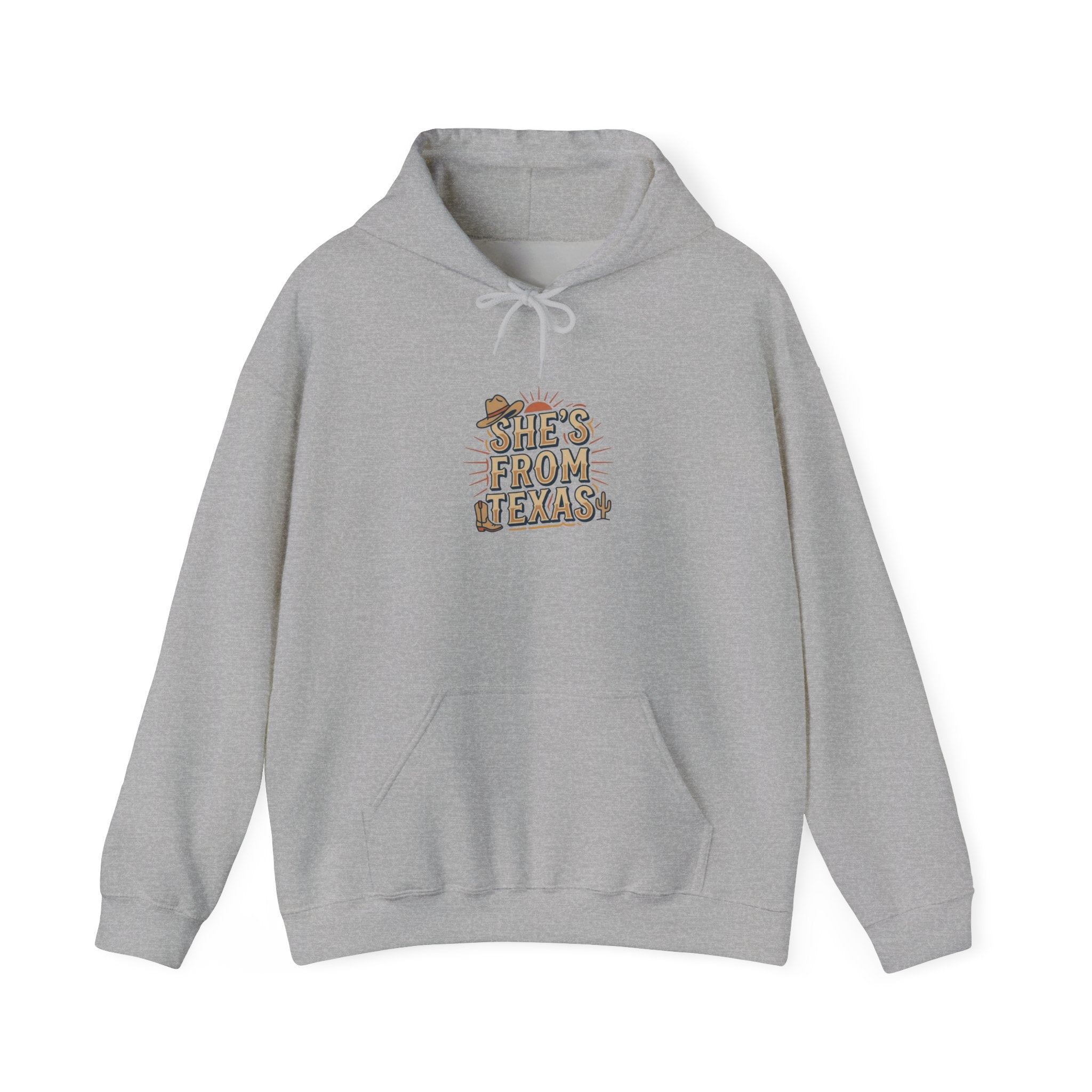 She's From Texas Hoodie | Lone Star, Southern Cowgirl Pride