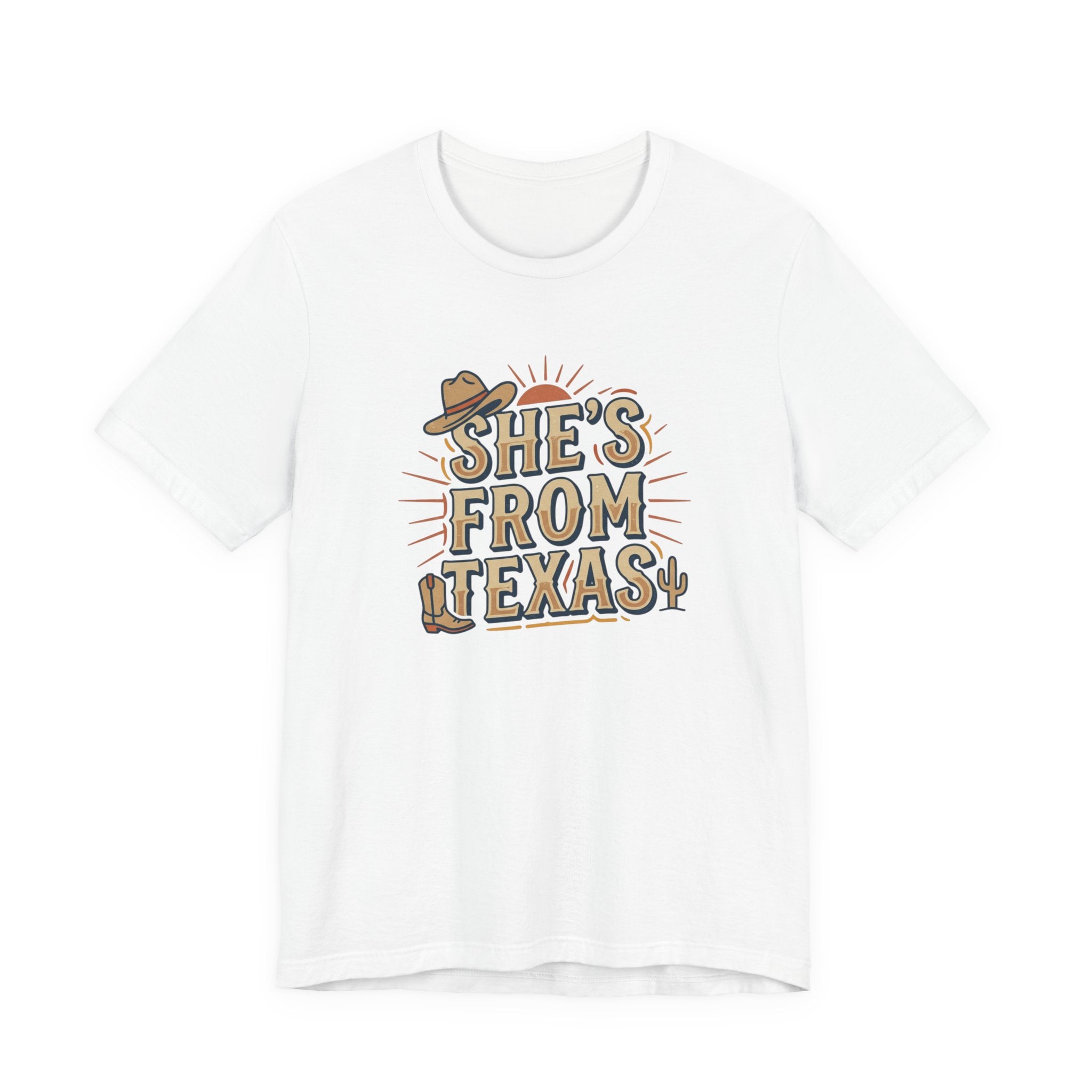 She’s From Texas T-Shirt | Lone Star, Cowgirl Southern Pride