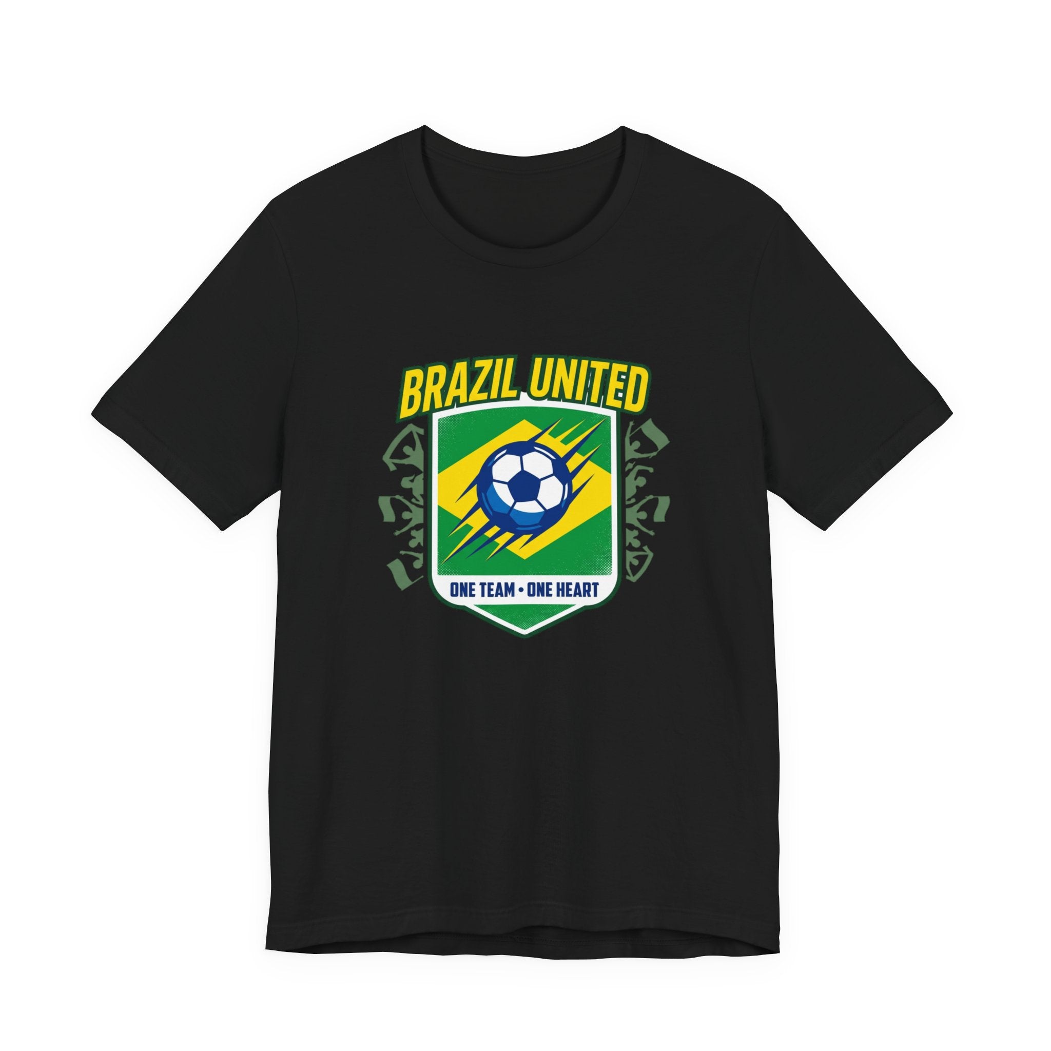 Brazil United Soccer Shield Tee | country pride, retro soccer