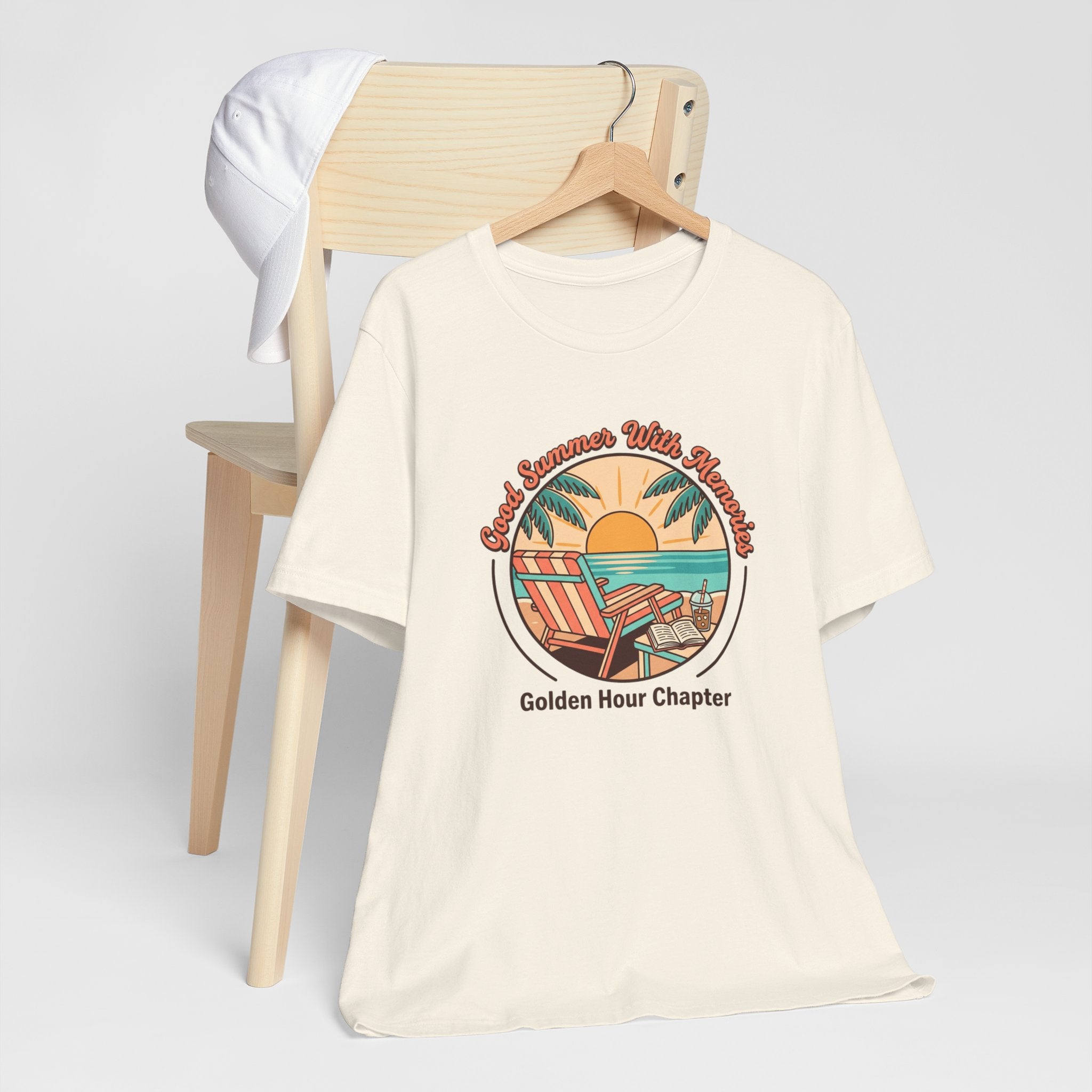 Golden Hour Beach Scene Tee | summer aesthetic, coastal vibes