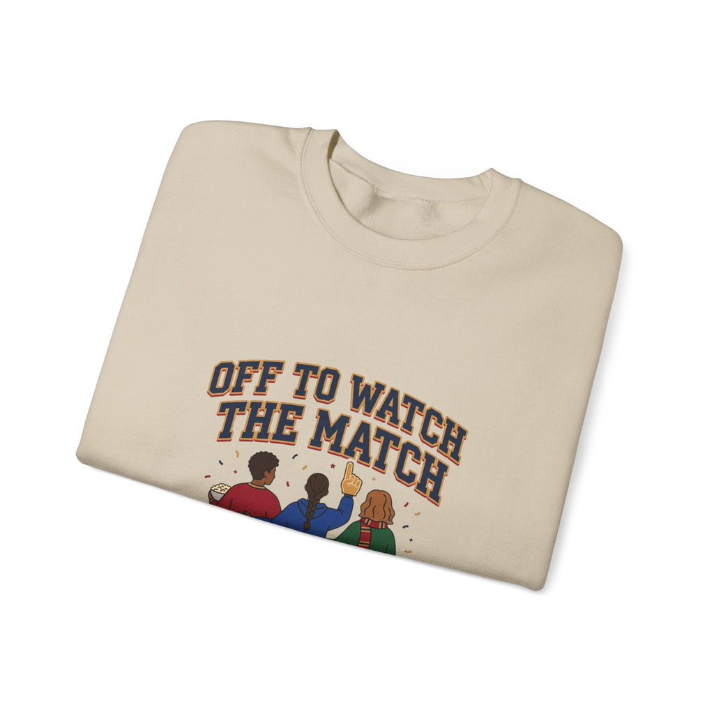 Off to Watch the Match Sweatshirt | soccer watch party, match-day outfit