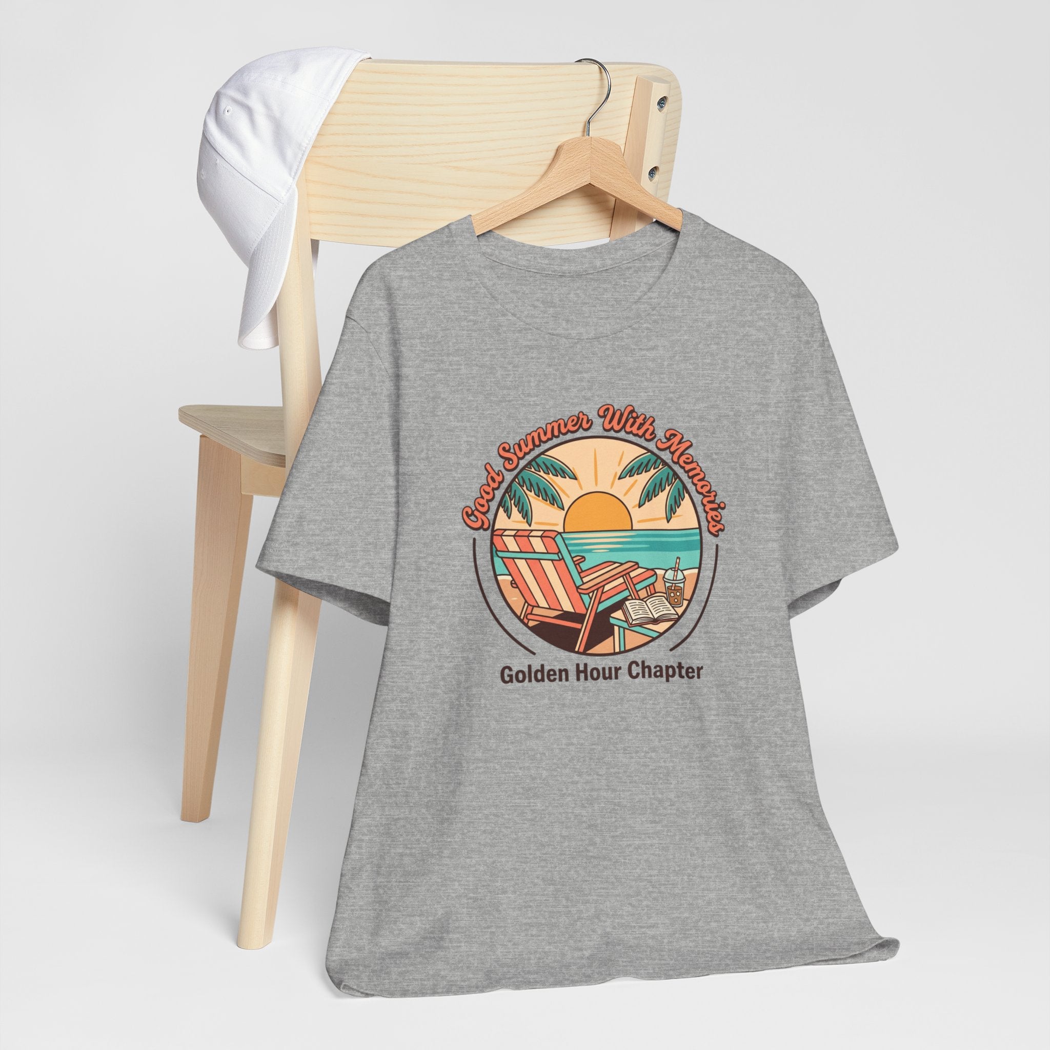 Golden Hour Beach Scene Tee | summer aesthetic, coastal vibes