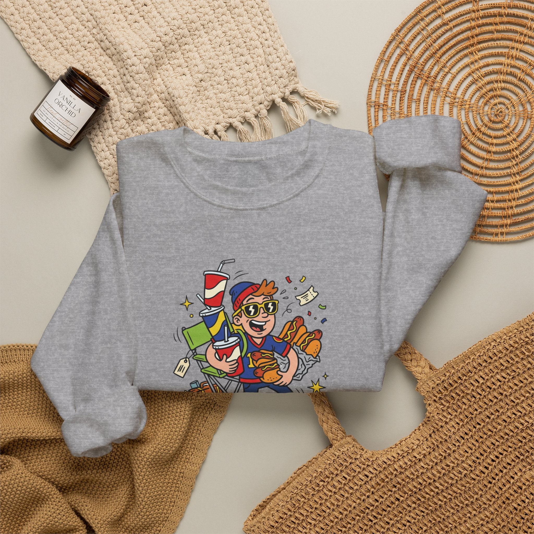 Off to Watch the Game Crewneck Sweatshirt | soccer watch party, match-day outfit