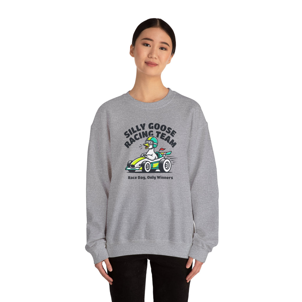 Silly Goose Racing Team Sweatshirt | racing, goose, motorsport