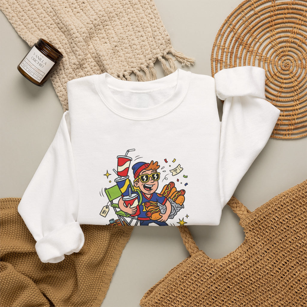 Off to Watch the Game Crewneck Sweatshirt | soccer watch party, match-day outfit