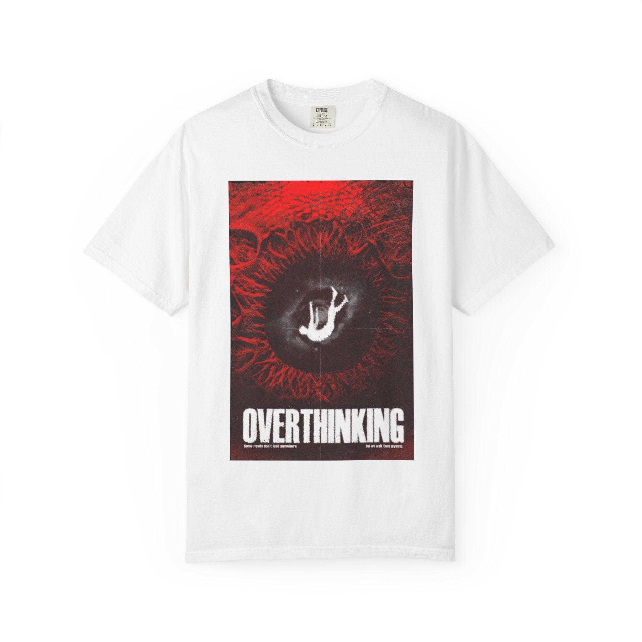 Overthinking Red Eye Graphic Tee — Heavyweight Studio Drop