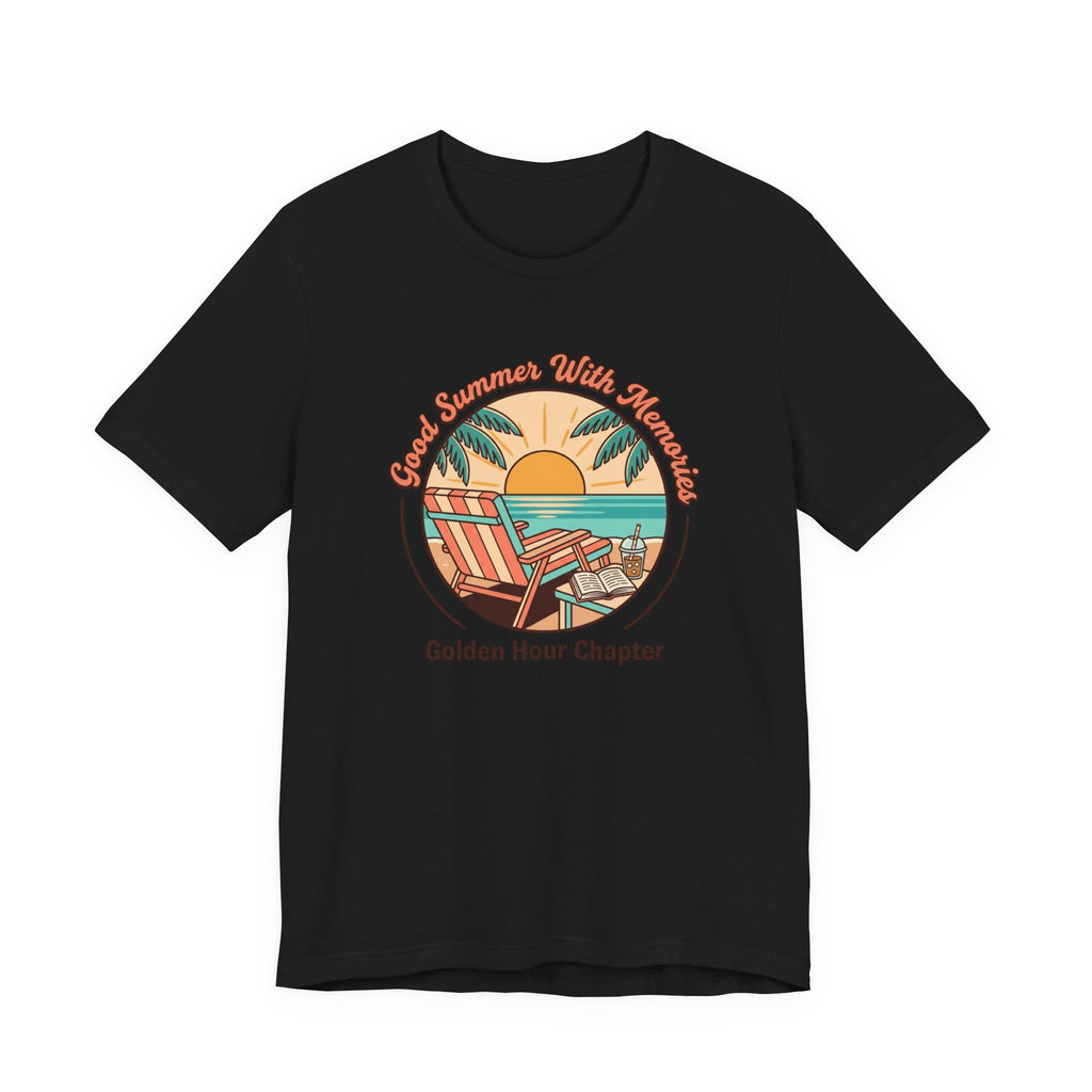 Golden Hour Beach Scene Tee | summer aesthetic, coastal vibes