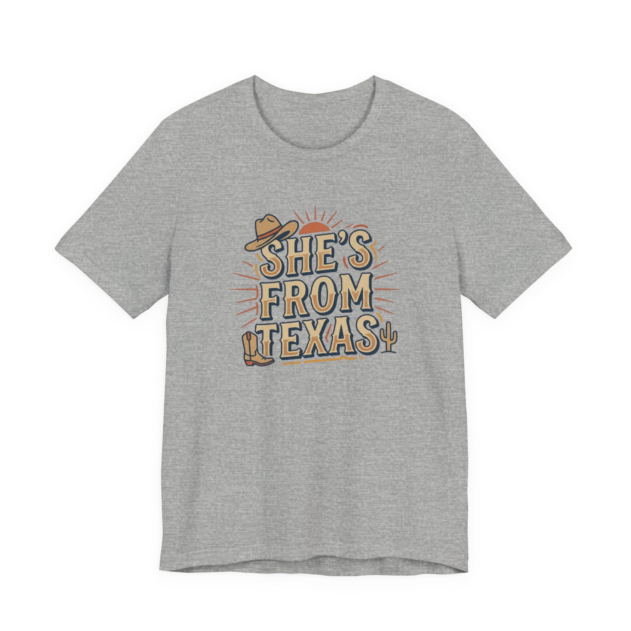 She’s From Texas T-Shirt | Lone Star, Cowgirl Southern Pride