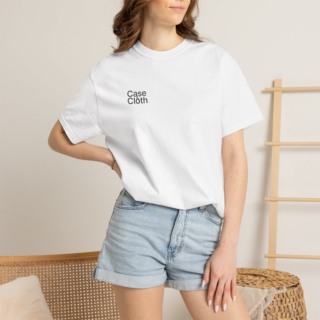 Minimal Logo Tee — Heavyweight Studio Drop