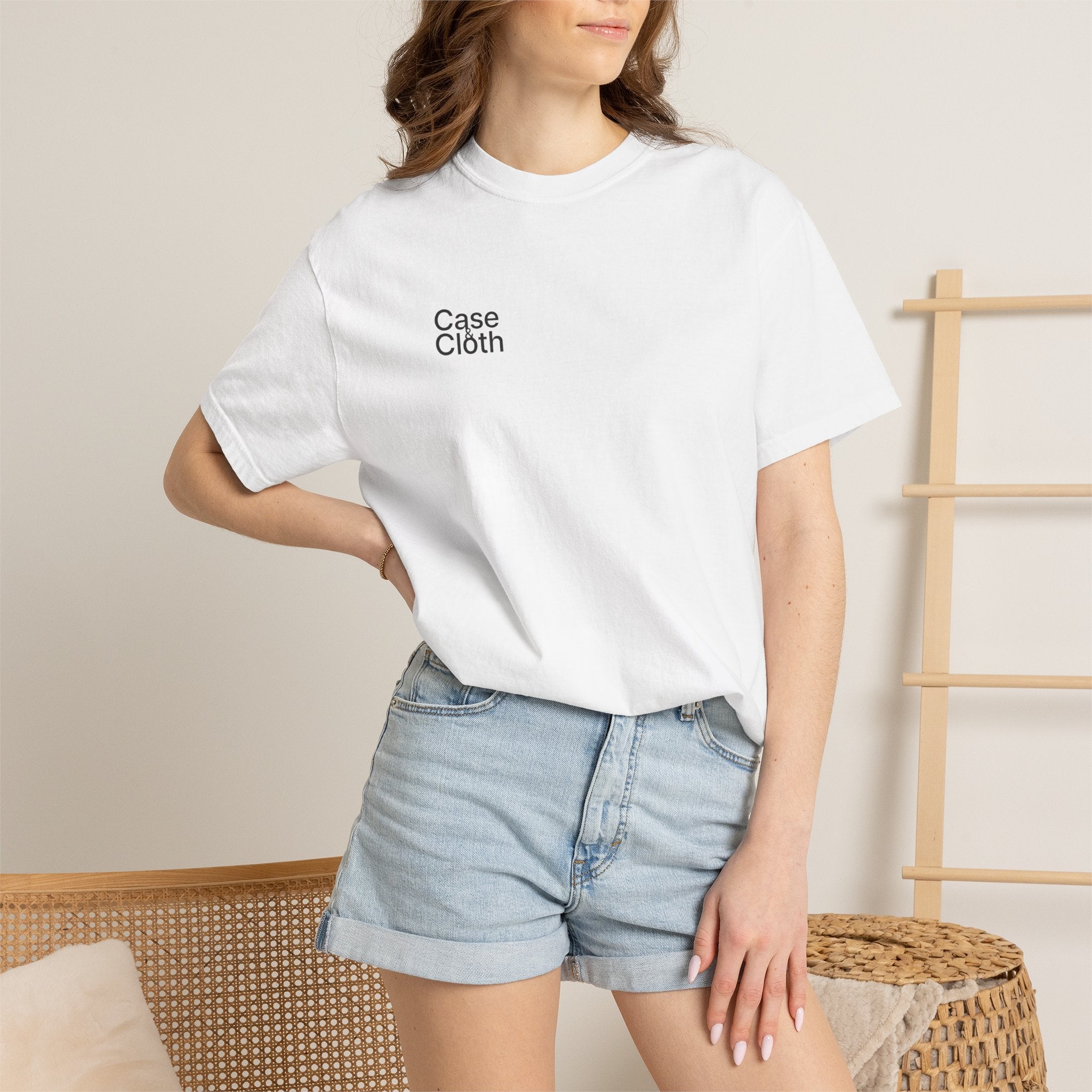 Minimal Logo Tee — Heavyweight Studio Drop