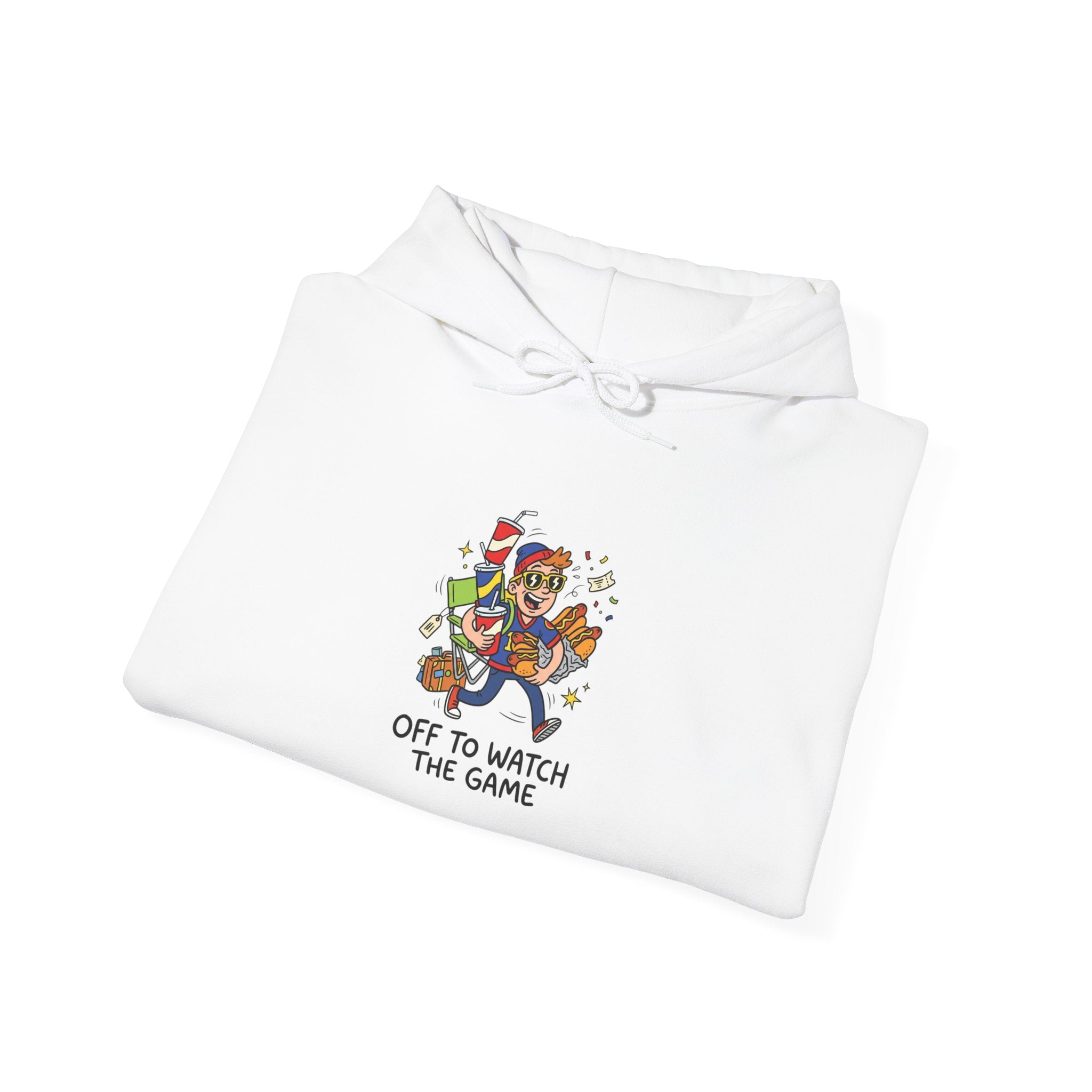 Off to Watch the Game Hoodie | soccer watch party, cozy hoodie