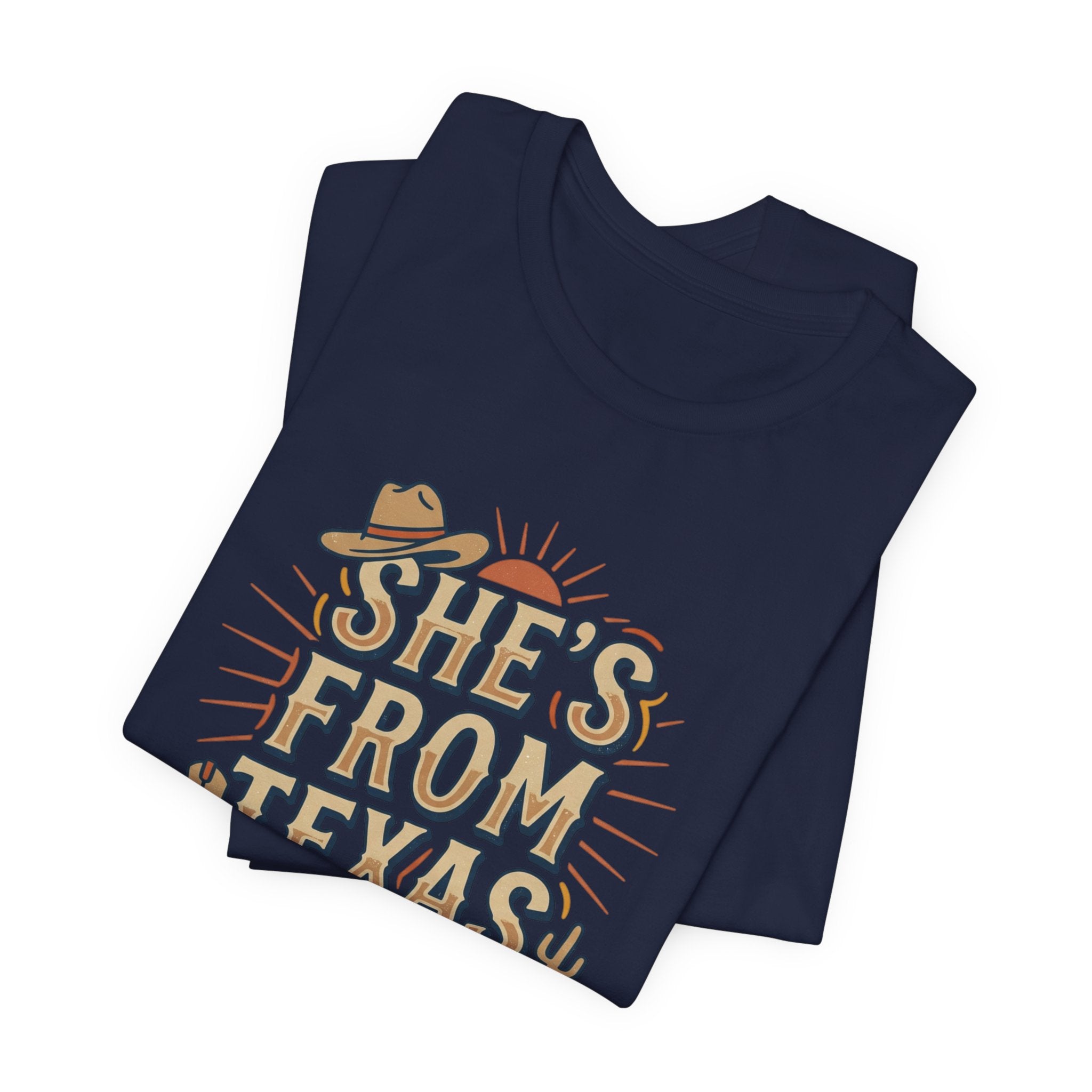 She’s From Texas T-Shirt | Lone Star, Cowgirl Southern Pride