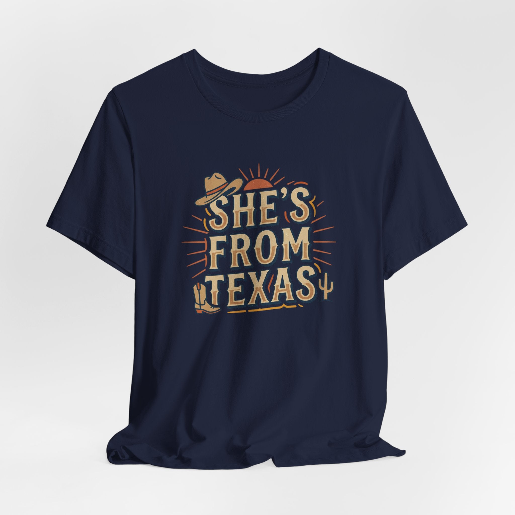 She’s From Texas T-Shirt | Lone Star, Cowgirl Southern Pride