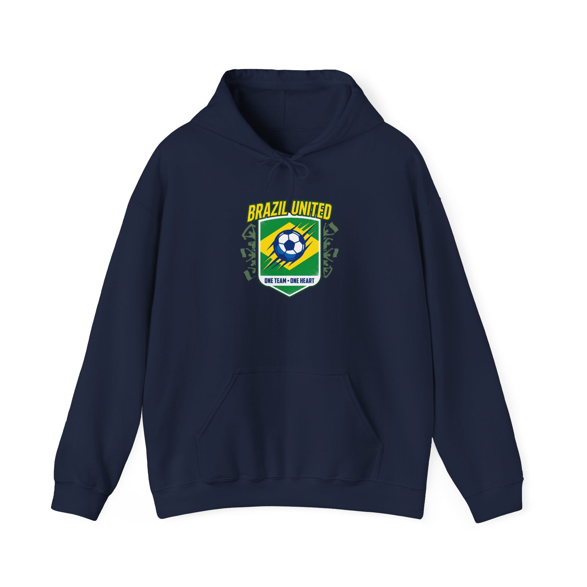 Brazil United Crest Hoodie | country pride, retro soccer
