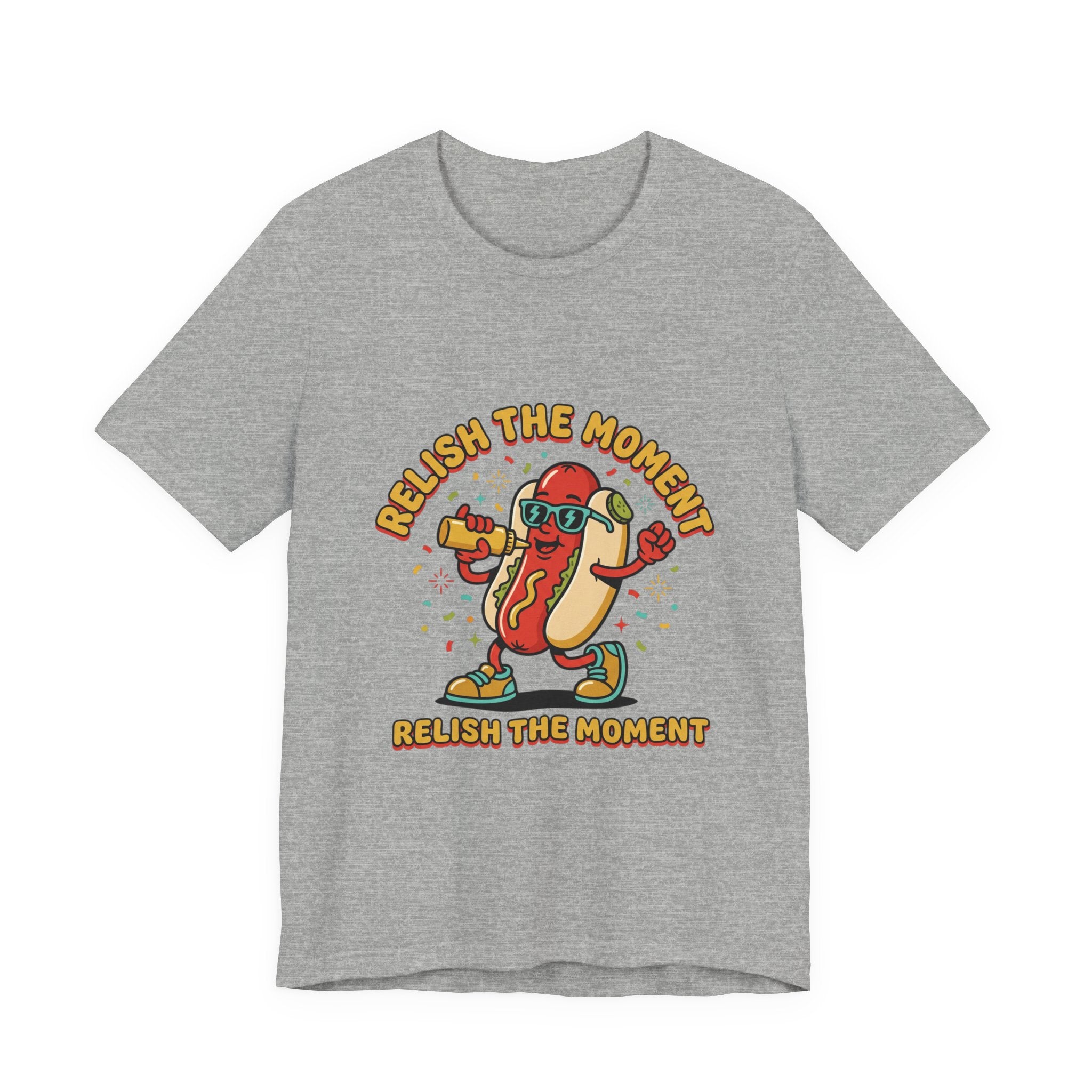 Relish the Moment Hot Dog Tee | BBQ, Fourth of July, Retro Patriotic