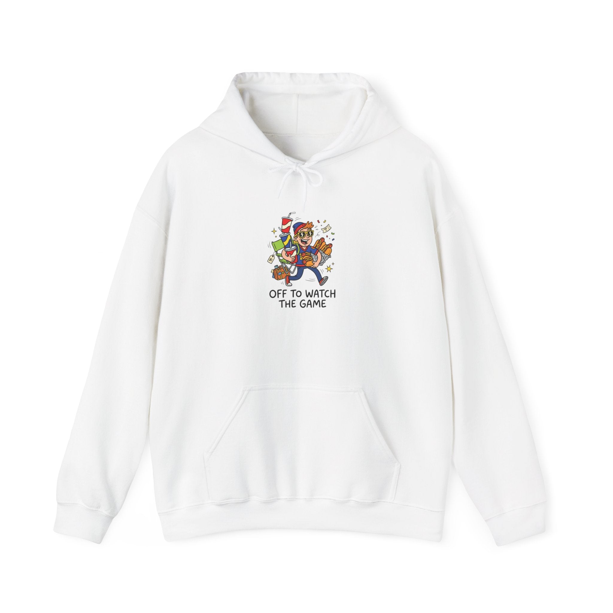 Off to Watch the Game Hoodie | soccer watch party, cozy hoodie