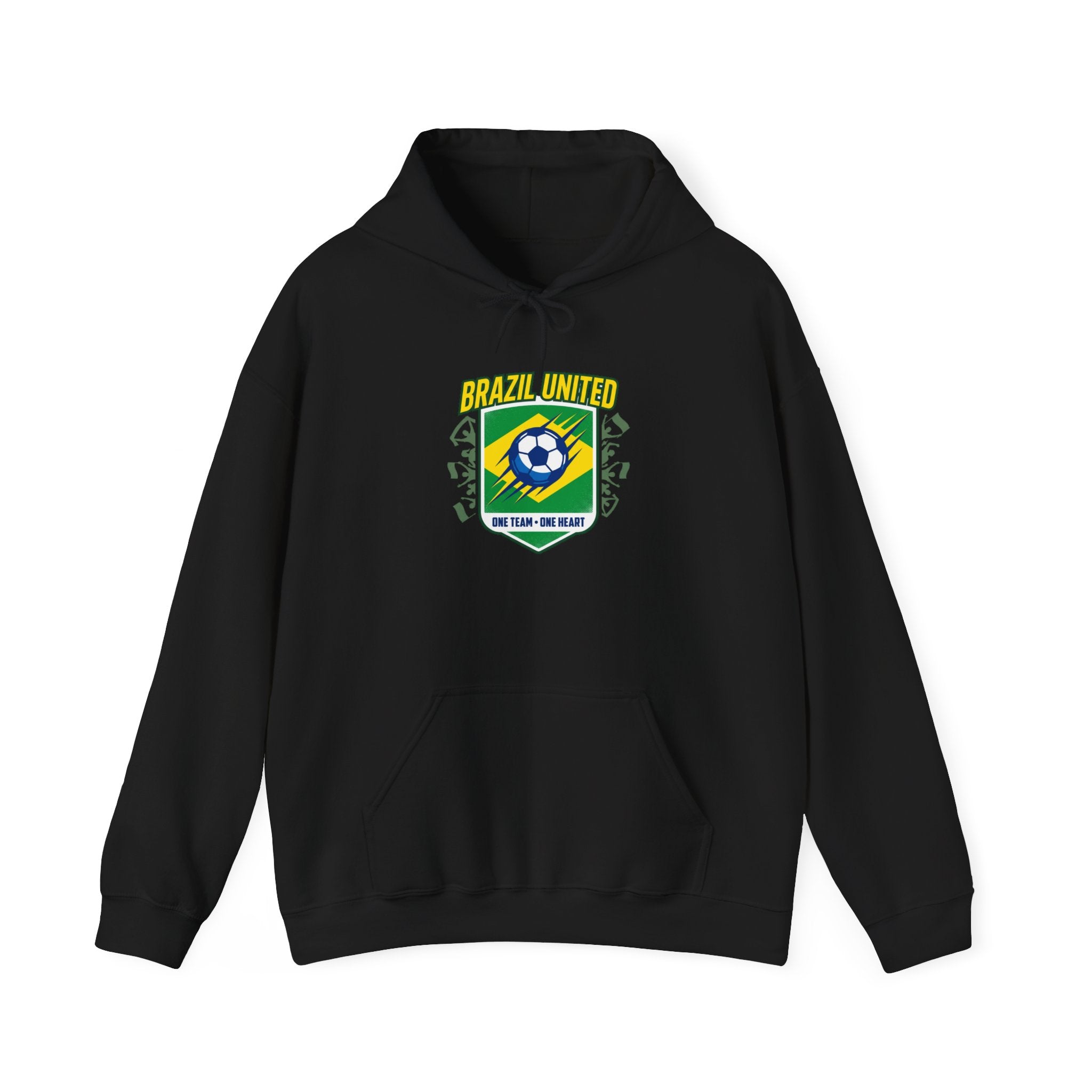 Brazil United Crest Hoodie | country pride, retro soccer