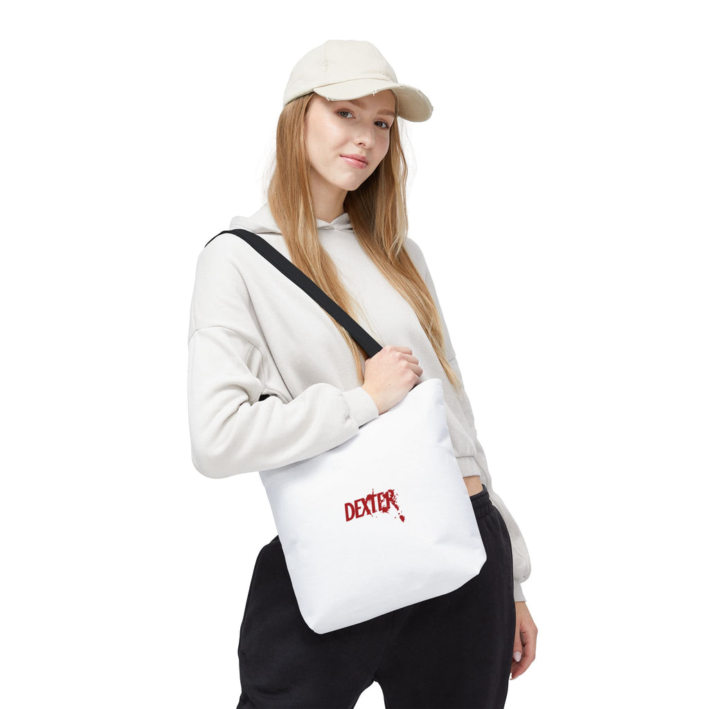 Dexter Tote Bag, Horror Tote, Crime Show Merch, Gift for Fans, Unique Tote, Dexter Fan Bag